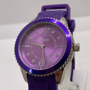 Vivani Womens Purple Watch New Battery
